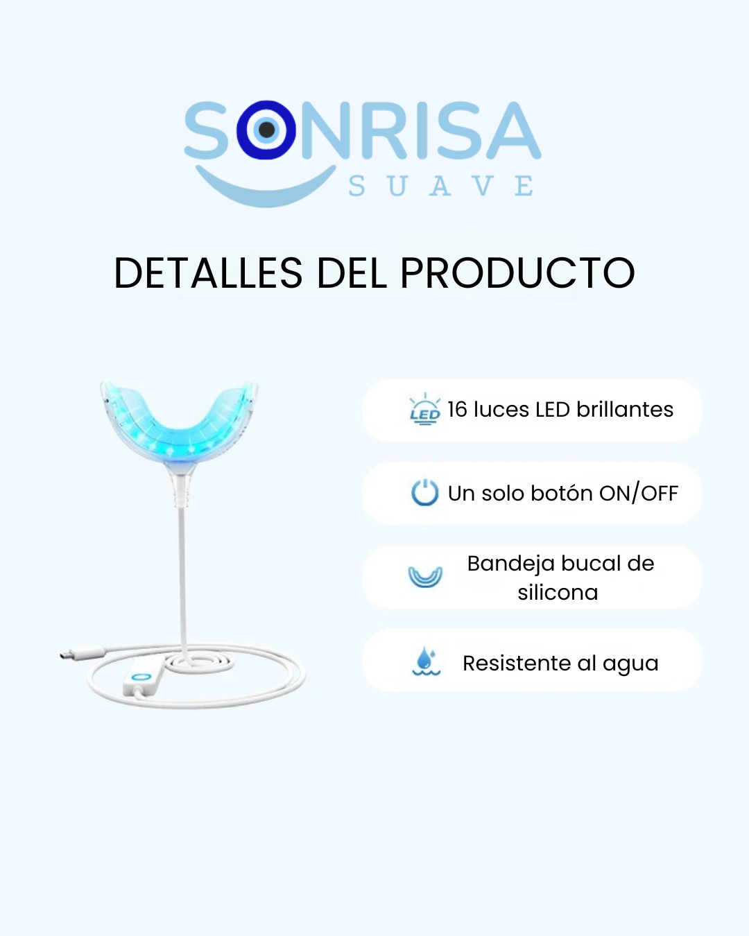 Blanqueá tu sonrisa en casa — resultados visibles desde la primera sesión